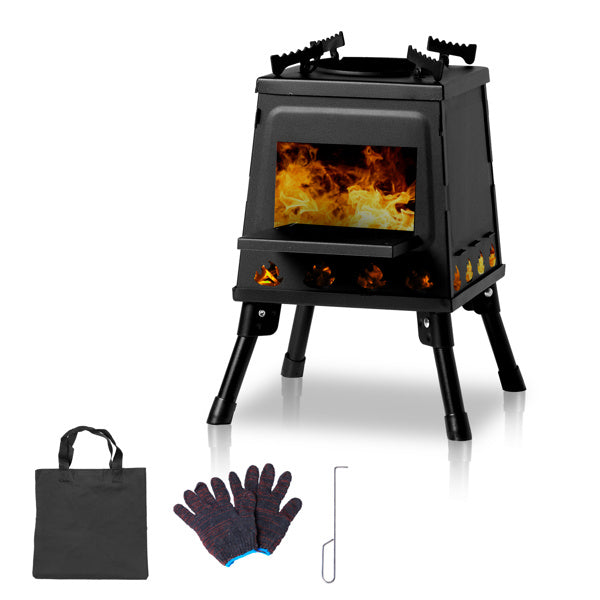 36*36*46.5cm wood camping stove Doba as picture